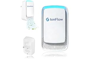 GENERIC Wellvire IonFlow Air Ioniser, 2026 New Upgrade Wellvire IonFlow Air Purifier, Plug In Negative Ion Air Purifier, Filter Free, Whisper Quiet, Relief from Stuffy Air, and Dust Build Up (1 pc)