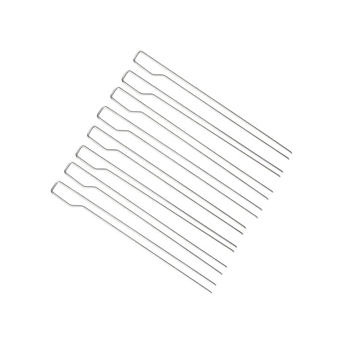 Bruzzzler Doppelspiee Verwendbar Als Schaschlikspiee Garnelenspiee Geflgelspiee Und Grillspiee 395 X 95 X 45 Cm