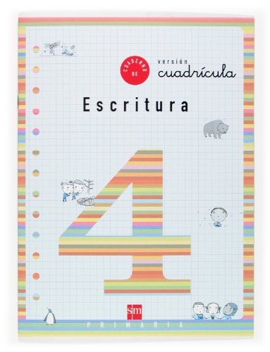 Cuaderno 4 de escritura, Cuadrícula 2 Primaria