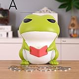 BWLZSP 1 UNIDS Resina Creativa artesanía Guardian Rana Hucha Grande de Dibujos Animados...