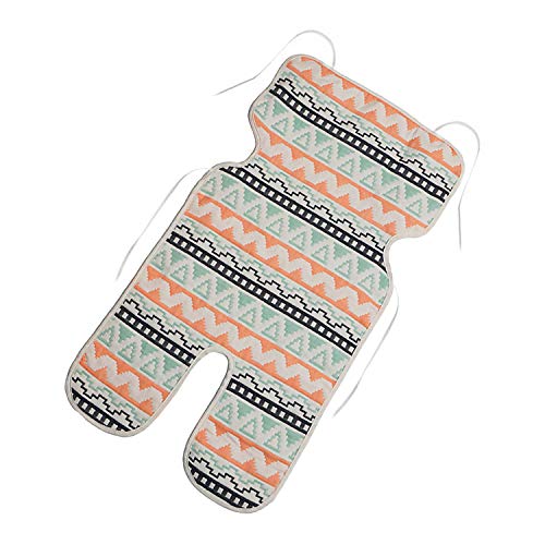 Preisvergleich Produktbild Baby Sitzkissen, Baby Sitzmatte,Universal Weiche Atmungsaktive Baumwolle Baby Sitzmatte Kissen Pad Liner Insert für Alle Saison Kinderwagen Kinderwagen Kinderwagen Wiege Buggy Stil A