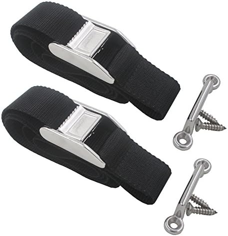 One Set Boat Cooler Tie-Down Strap Tie-Down Kit Tackle Box Tie-Down strap kit