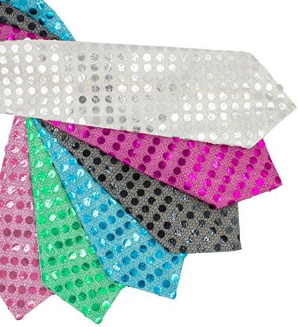 Ukayed® LED Joke Novelty Light Up Tie - Strobe, Flash, &amp; Fade Multi-Coloured LED Lights (Black)
