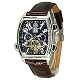 Constantin Durmont Herren-Armbanduhr Tonneau CD-TONN-AT-LT-STST-BL