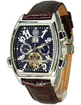 Constantin Durmont Herren-Armbanduhr Tonneau CD-TONN-AT-LT-STST-BL