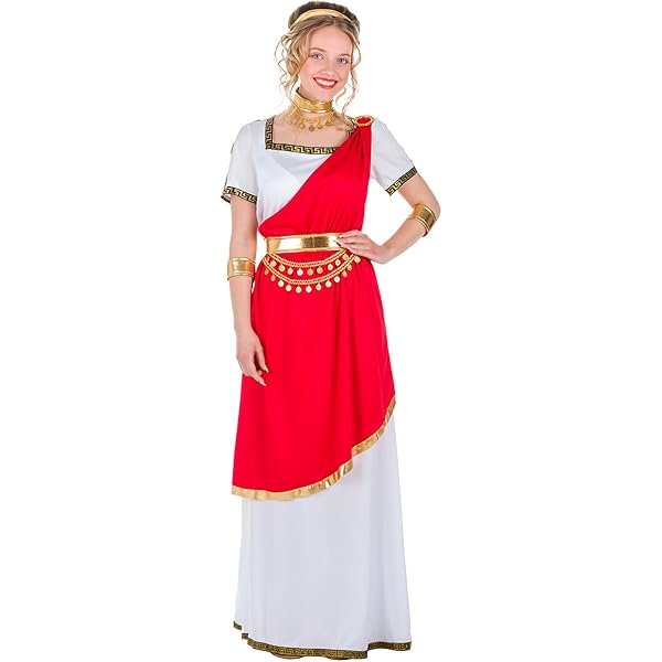 W WIDMANN MILANO Party Fashion - Costume da bambina Dea greca, abito, corona d'alloro, romana, carnevale