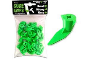 SureGrips Easy Universal Heavy Duty Plasterboard Fixings Plug, Dry Wall Hollow Wall and Ceiling Anchor Fixing for Standard Screws, TV Brackets, Shelving Brackets, Coat Hooks, Curtain Poles etc - 25pk