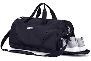 KASIBON Gym Bag with Shoes Compartment and Wet Pocket,Sports Duffel Bag for Yoga/Swim,Travel Duffle Bag for Men and Women