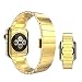 Produktbild OKCS Armband (Edelstahl, 38 mm Butterfly, geeignet für Apple Watch Sport und Apple Watch Edition) gold