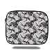 Produktbild Laptop Sleeve Case,Watercolor,Lilly Flower Pattern with Flying Birds Fauna and Flora Abstract Animal Imagery Decorative,Multicolor,Tablet Bag for Ipad air 2/3/4/mini 9.7 inch