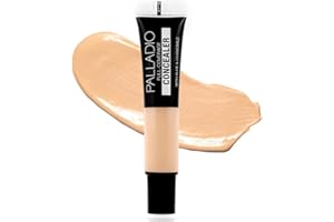 Palladio Corrector de Cobertura Completa, Disfraz para Ojos, Corrector Facial y para Ojos Cremoso, Unifica el Tono de la Piel, Oculta Imperfecciones, Ojeras y Líneas Finas, Vanilla Latte