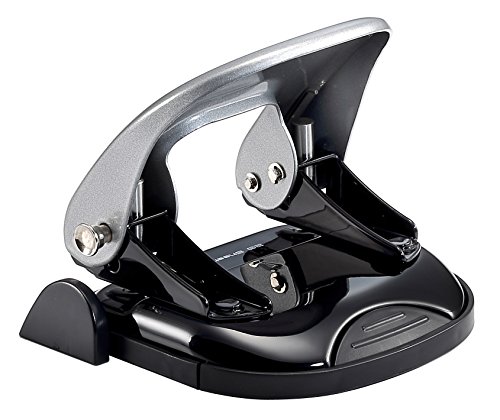 PaperPro 2315 - Perforadora de papel de 2 agujeros  color negro y plateado