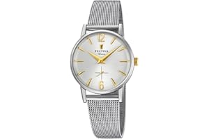 Festina damski analogowy zegarek kwarcowy z bransoletką ze stali szlachetnej F20258/2