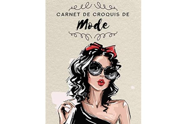 Carnet de Croquis de Mode: Silhouettes féminines prêtes à dessiner | Pour les stylistes et les étudiants | 17 positions de mannequins différentes