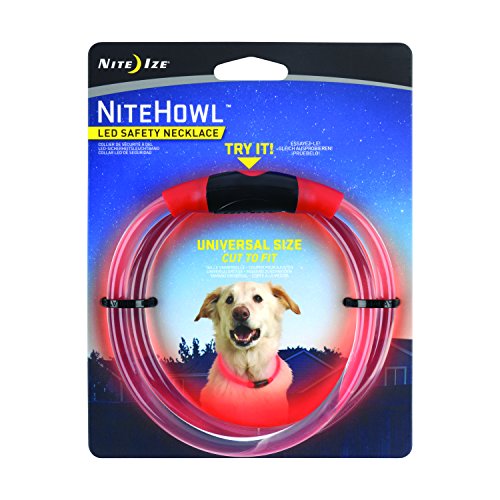 INSMA Nite IZE Nitehowl Accesorios para Mascotas, Hombre, Rojo, M