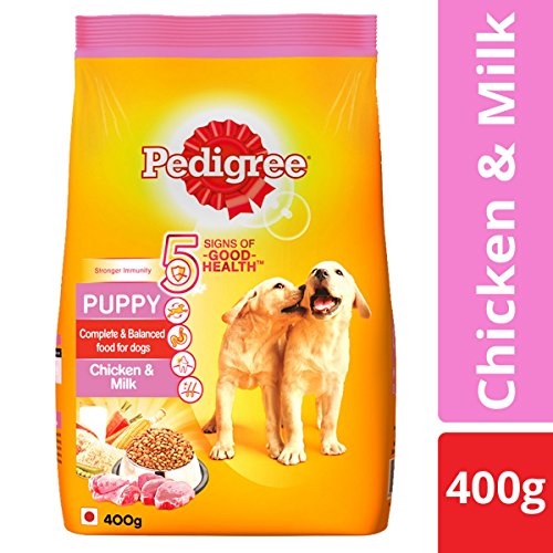 Pedigree Dry Dog Food, Chicken Milk for Puppy – 400 g Pack