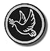 Produktbild Peace dove - embroidered patch, 8 X 8 cm. by Patch shop