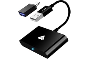 UWECAN Android Auto Wireless Adapter UK, Android Auto Adapter Converts OEM Wired to Wireless Android Auto, Compatible with Cars Producted after 2017, Plug and Play