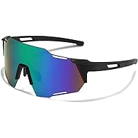BSITSSS Occhiali Da Sole Sportivi Polarizzati - 2 Pezzi UV400 Per Ciclismo, Corsa E Sport Outdoor - Foto 8