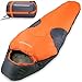 Price comparison product image Deuba Mountaineer® Sleeping Bag Frozen Mummy All Season Hiking Camping Trekking Festival Compression Bag - Orange …