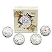 Natural Bath Bombs Gift Pack, Essential Oil Handmade Spa Bomb Fizzies- 4 Different Flowers Fragrance (Set of 4)