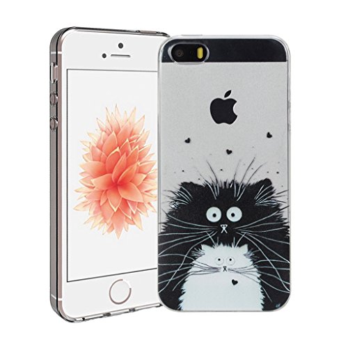 Funda iPhone 5 5S SE Silingsan Funda de Silicona TPU para iPhone 5 5S SE Carcasa Transparente Soft Clear Case Cover Funda Blanda Flexible Carcasa Delgado Ligero Caja Anti Rasgu os Anti Choque con Dise o Creativo - Gato Blanco y Negro reviews Funda iPhone 5 5S SE Silingsan Funda de Silicona TPU para iPhone 5 5S SE Carcasa Transparente Soft Clear Case Cover Funda Blanda Flexible Carcasa Delgado Ligero Caja Anti Rasgu os Anti Choque con Dise o Creativo - Gato Blanco y Negro