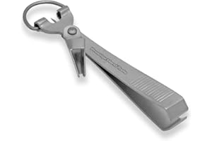 PTL®PRESTIGEJEWELLERYTOOLS Herramienta PTL® Prestige multifuncional 4 en 1 para cortado de hilo de pesca, atado de nudos, afilado de anzuelo y limpieza del ojal