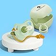 StarAndDaisy Soft Silicone Baby Pacifiers with Unique Shape to Support Psychological Breathing, Teether & Pacifier for Newborns. (Green)