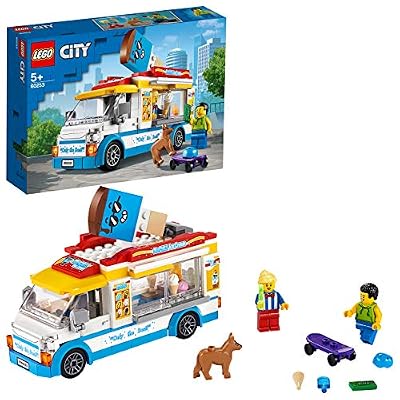 LEGO® City - Le camion du marchand de glace, Jouet de Construction Enfant 5 Ans Et Plus, 200 Pièces - 60253