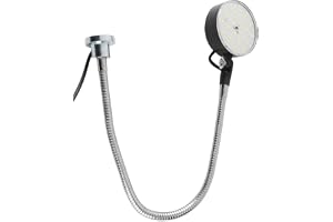 Magnetisk Arbetslampa LED-maskinljus 15W 1500LM 6500k Vittljus Flexibel Svanhals Magnetisk Bas för Svarv Arbetsbänk Symaskin