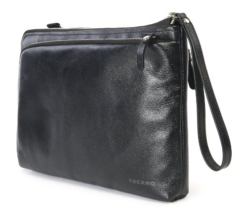 Tucano BEL11 Damen Notebook Tasche, Leder, 28 cm (11 Zoll) schwarz - 2