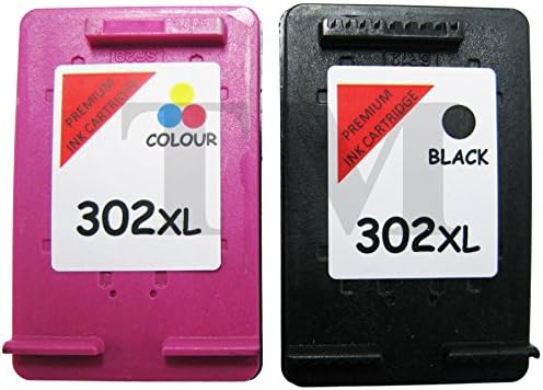 Best Office Supplies Remanufactured 302XL Black & Colour Ink Cartridges Combo compatible with HP Deskjet 1110, 1111, 1112, 1115, 2130, 2132, 2133, 2134, 2135, 3630, 3632, 3633, 3634, 3636, 3637, 3638, 3830, Envy 4520, 4521, 4522, 4523, 4524, 4525, 4527, 4528, Officejet 3633, 3830, 3831, 3832, 3833, 3834, 3835, 4650, 4651, 4652, 4654, 4655, 4657, 4658 Printers