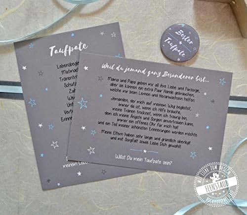 Taufpate fragen, Geschenk Taufe, Dankeschön Patenonkel, 2 ...