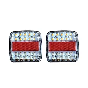 2X 12V 26 LED Light Stop Tail Indicator Truck Trailer Van Bus 4x4 Pickup