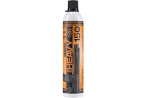 Elite Force Airsoft Gas per Gas Blow Back (GBB) Airsoft, Heavy Gas Maintenance, 560 ml, 150 PSI, con olio di silicone, idel da 2,5°C a 14°C