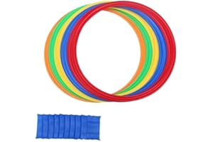 LAMALA Saut Hoop Jeu Sport pour Enfants Drôle Intérieur Sport Jouet Fête Famille Entraînement Physique Sport Playset Backyard Toy Jump Set Jouet Physique
