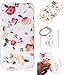 Produktbild Hülle Galaxy J7 2017 (US Model) Hülle, Samsung Galaxy J7 2017 (US Model) Hülle TPU Case Schutzhülle Silikon Case,Niedliche Cartoon Malerei Durchsichtige Rückschale und TPU Bumper Handy Tasche Case Cover Etui für Samsung Galaxy J7 2017 (US Model) + Schlüsselanhänger (I) (8)