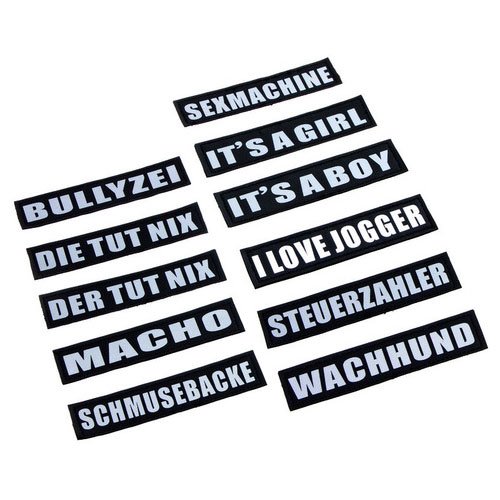 Preisvergleich Produktbild Karlie Doggy Talk Slogan Reflektierend, fr Hunde und Welpen