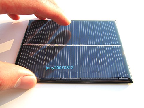 Zimo® 5V/6V Mini Solar Panel Ladegerät Solarmodul DIY Batterie Solarzelle zur Aufladung in verschiedenen Mustern zum Auswahl (6V/1.1W/200mA) - 3