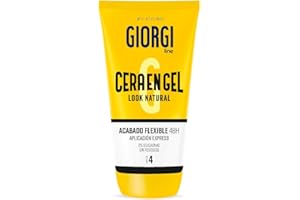 Giorgi Line - Cera en Gel Look Natural, Acabado Flexible 48h y Aplicación Express, Fijación 4 Ultra-Fuerte - 145 ml