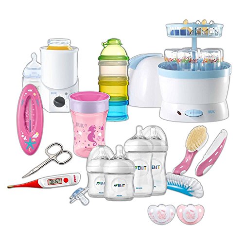 Preisvergleich Produktbild Babypflege Set Erstausstattung Mädchen 10-tlg.