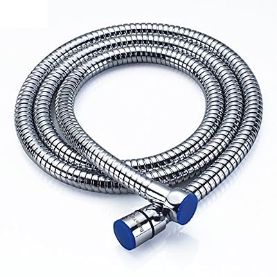 Damoyar en Acier Inoxydable Flexible de Douche 1.5m Anti-torsion Anti-explosion Chromé