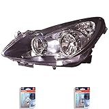 Halogenscheinwerfer links Scheinwerfer links CORSA D 07.06- H7/H1 mit Motor inkl. OSRAM