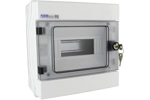 ELEKTRO-PLAST Distributore per ambienti umidi, piccolo distributore RH-8/Z AP, IP65, 8 moduli 36.9 VDE E-P 4033