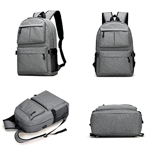 Vbiger Rucksack Laptop Rucksack Daypack Tagesrucksack mit Ladeanschluss - 7