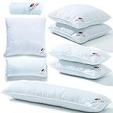 First Class Seitenschläferkissen mit Bezug | weitere Varianten wählbar | Mikrofaser Kissen bequem und angenehm weich | OEKO-TEX | 40 x 145 cm 1350g | CelinaTex 0001648 - 5