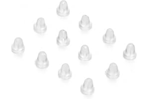 Jewels And Tools Uk 20 x Soft Rubber 4mm Bullet Earring Backs
