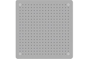 OGOMONDO Soffione Doccia a Soffitto Installazione Da Incasso Acciaio Inox Quadro