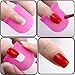 G2PLUS Nail Polish Stencil 26 PCS in 10 Sizes Nail Painting Guide Mess Saver Nail Art Basic Tool Accessories