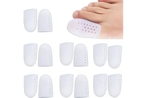 Neodtx Protector de dedos del pie grande, 14 unidades, puntera grande contra la fricción, almohadilla de silicona para dedos en martillo y callos de los pies, parche antiburbujas, protector de